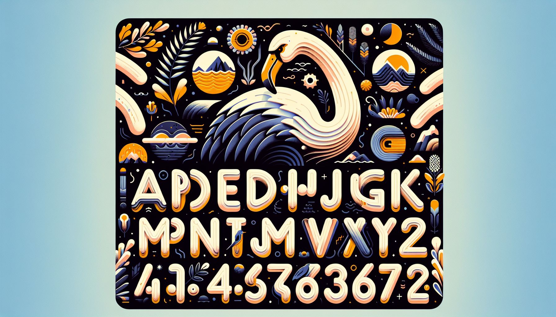 Gambar Font Gratis